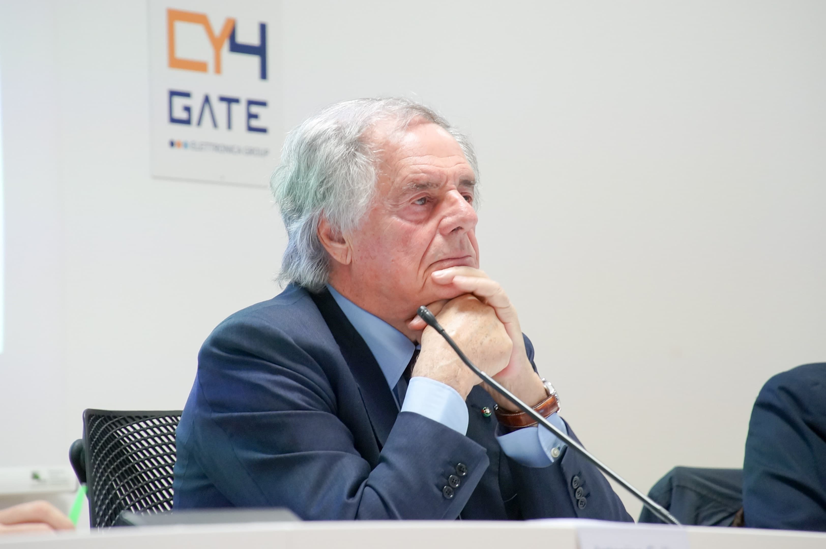 Enzo Benigni, presidente e CEO di Elettronica in occasione dei CY4GAMES