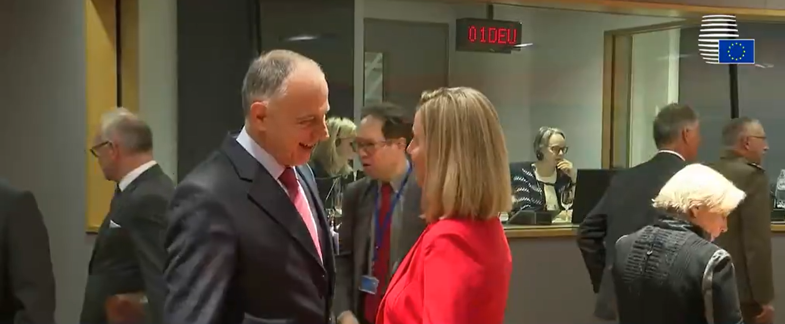 a moment of the initiative of the European Union for Security and common Defense (Brussels)