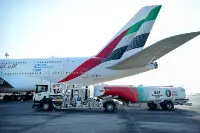 Volo dimostrativo A-380 di Emirates alimentato con Saf, Sustainable Aviation Fuel
