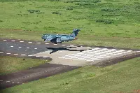 First flight of the KC-390 Millennium aircraft which took place in Gavião Peixoto on February 3rd, 2015, lasted one hour and 25 minutes