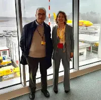 Il presidente di Assaeroporti Carlo Borgomeo ha visitato l’hub internazionale di Dhl Express Italy di Malpensa, accompagnato dal ceo Nazzarena Franco