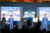 AMI: il capo di Stato Maggiore dell’Aeronautica militare, generale di Squadra Aerea Luca Goretti, durante il suo intervento alla presentazione del calendario AM 2024 “100+1” svoltasi il 23 novembre 2023, a Palazzo Aeronautica, a Roma