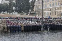 Roma, 8 febbraio 2025. Giubileo delle Forze armate, di Polizia e di sicurezza a Piazza del Popolo